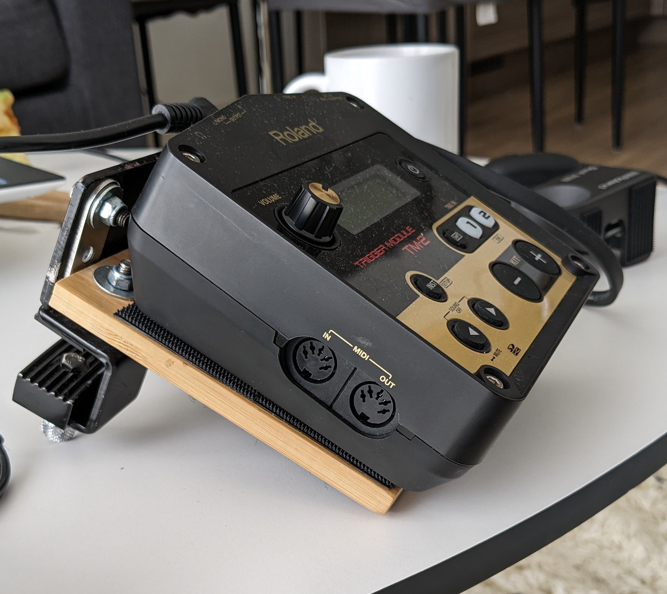 The second iteration of the portable trigger module setup with improved component layout